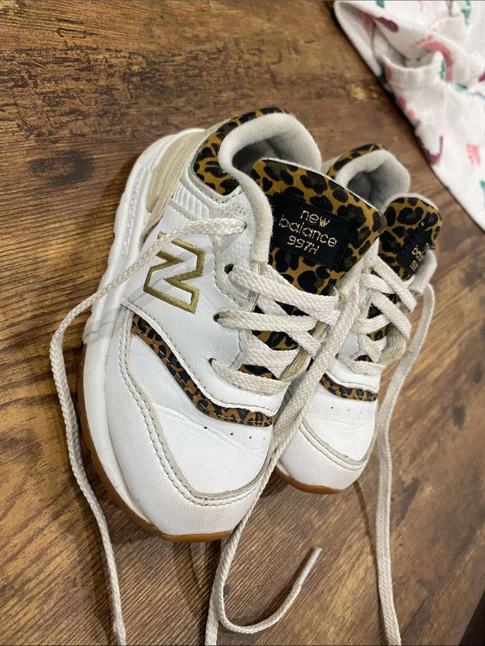 New Balance 997 leopard print sneakers (Toddler)